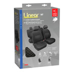 Linear, set fodere coordinate in jacquard - Nero