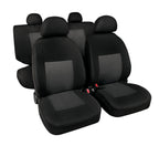 Classic, set fodere coordinate in jacquard - Grigio/Nero