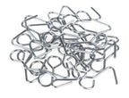 Set gancetti metallo per fodere/schienali - 30 pz
