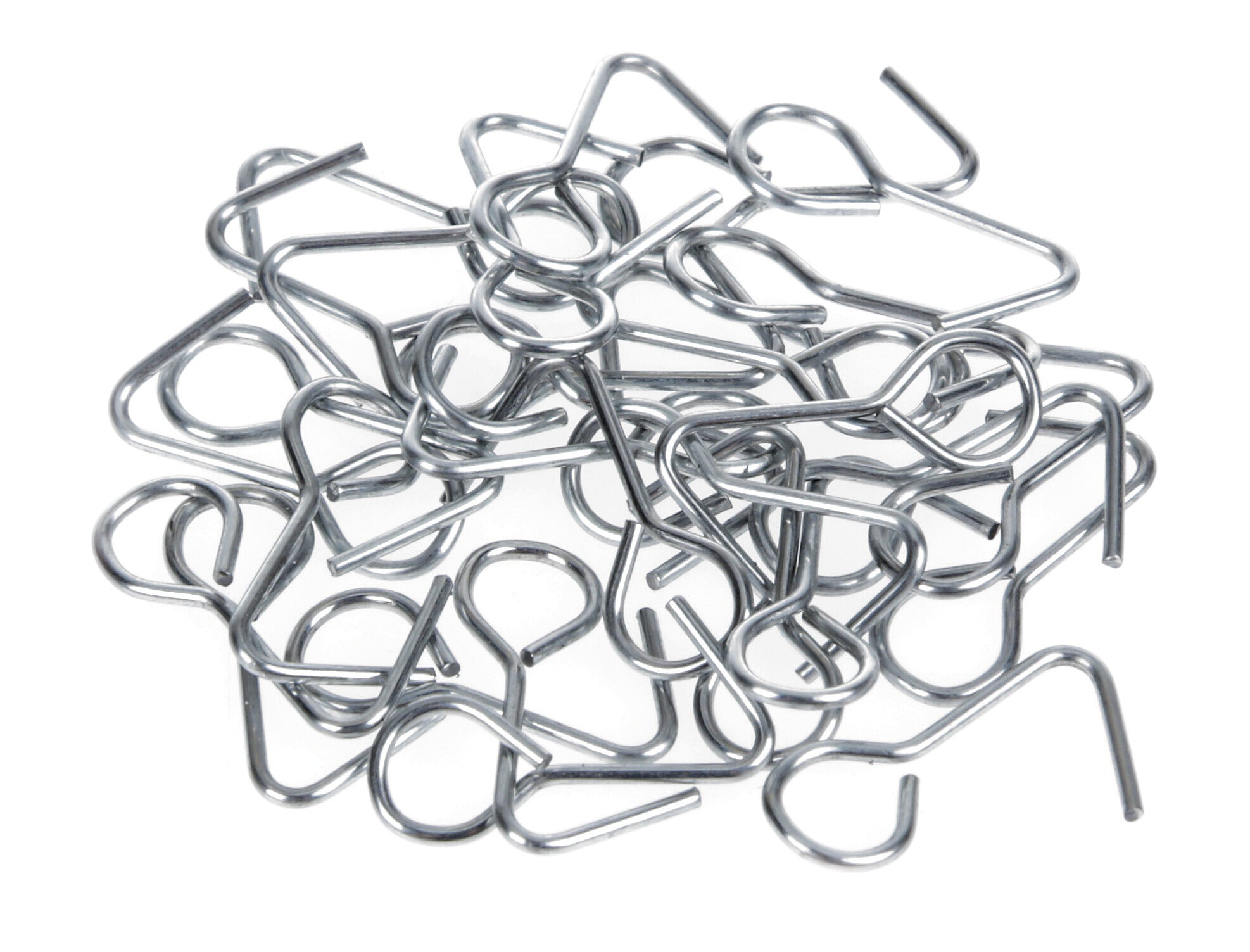 Set gancetti metallo per fodere/schienali - 30 pz