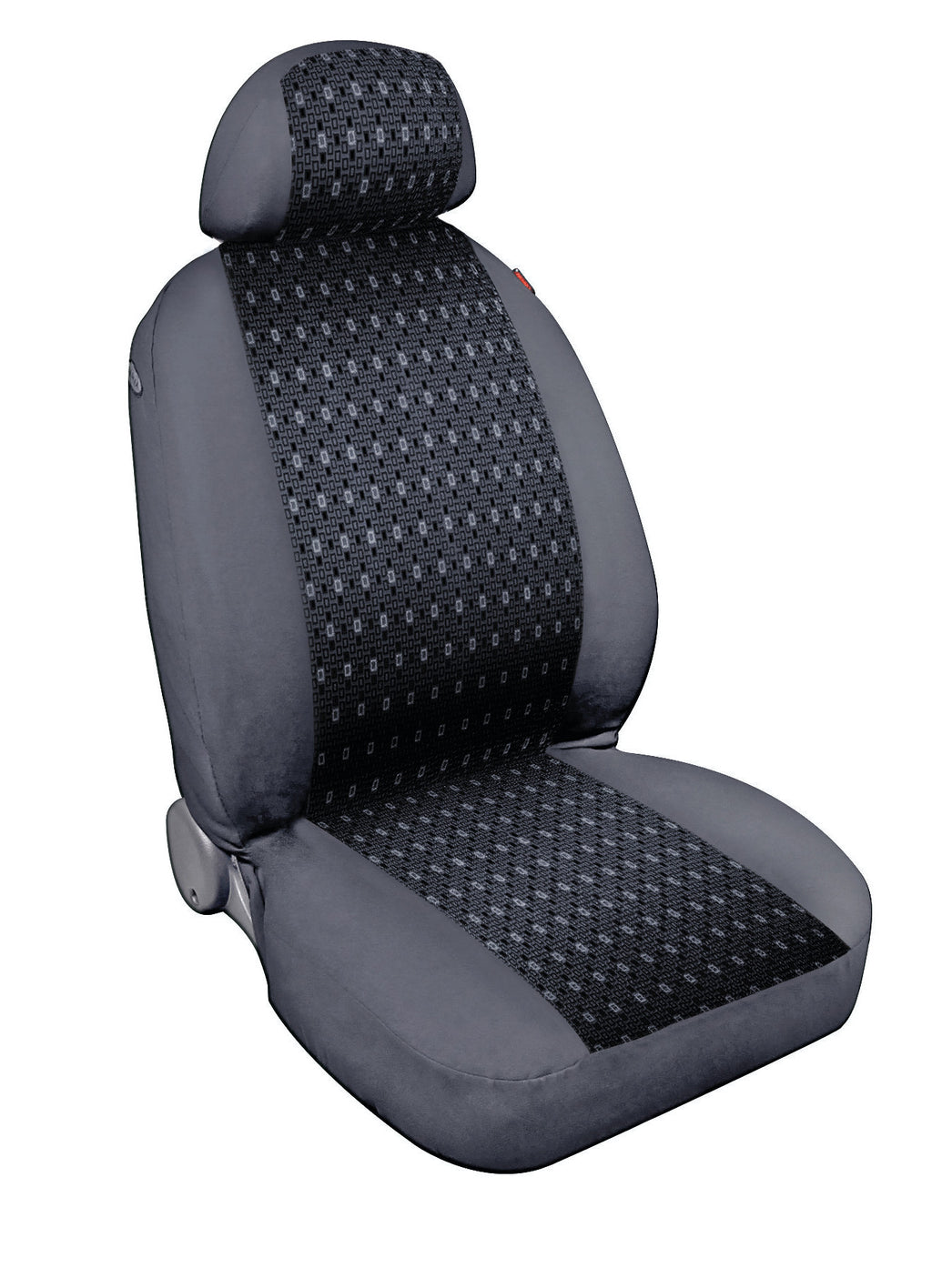Square, coppia coprisedili anteriori in jacquard - Antracite
