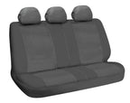 Duka Rear-Fit, coprisedile posteriore in tessuto jacquard e poliestere elasticizzati - Grigio