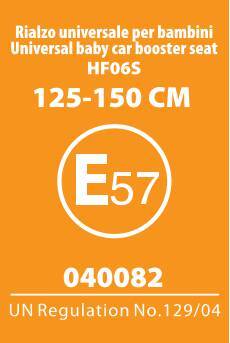 HF06S, Rialzo auto i-Size