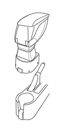 Attacco bracciolo - compatibile per Hyundai Getz 3p (07/02>09/05) - Hyundai Getz 5p (07/02>09/05)