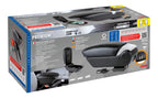 Premium, bracciolo 3 funzioni con doppio sistema di fissaggio e connessione USB, 12V - Carbon-Look