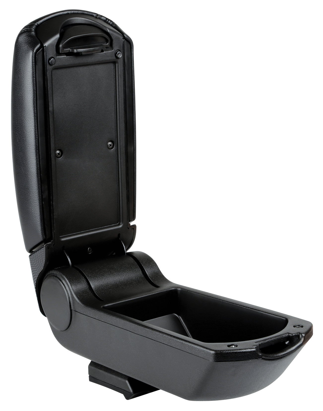 Premium, bracciolo 3 funzioni con doppio sistema di fissaggio e connessione USB, 12V - Carbon-Look