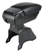 Premium, bracciolo 3 funzioni con doppio sistema di fissaggio e connessione USB, 12V - Carbon-Look