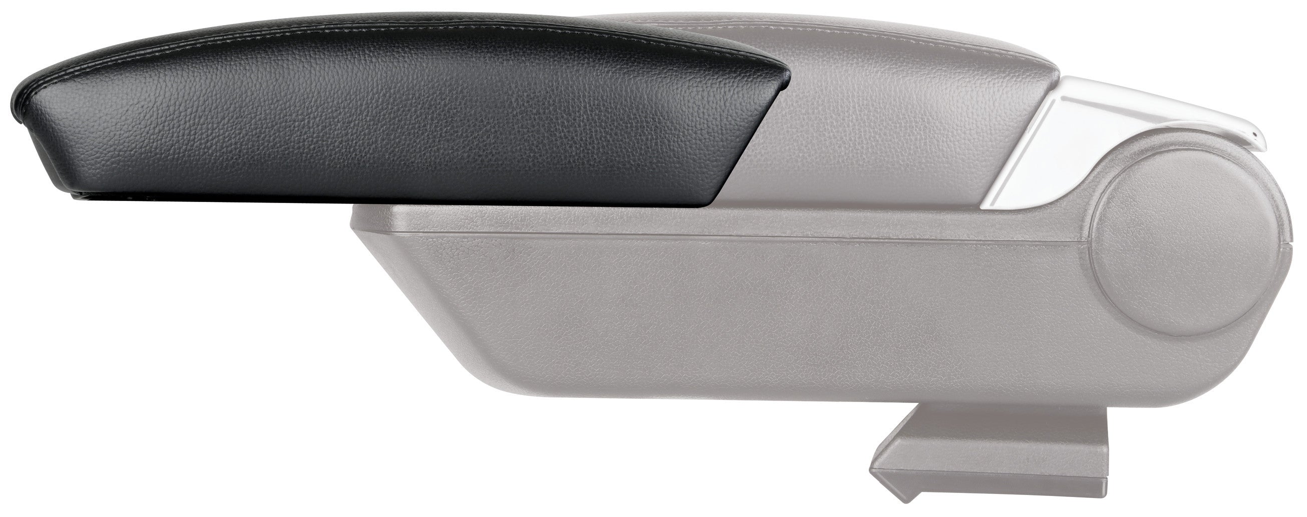 Premium, bracciolo 3 funzioni con doppio sistema di fissaggio e connessione USB, 12V - Silver