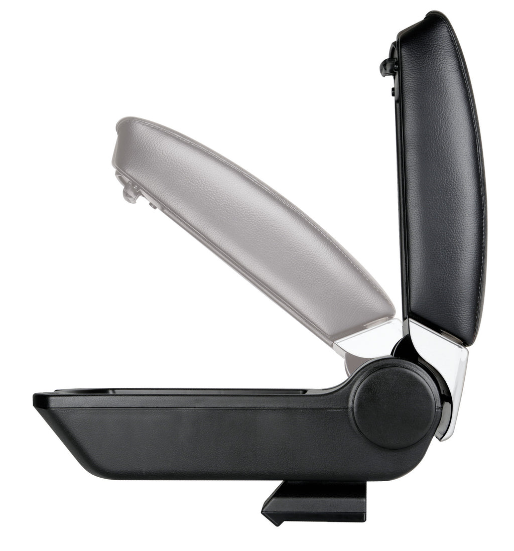Premium, bracciolo 3 funzioni con doppio sistema di fissaggio e connessione USB, 12V - Silver