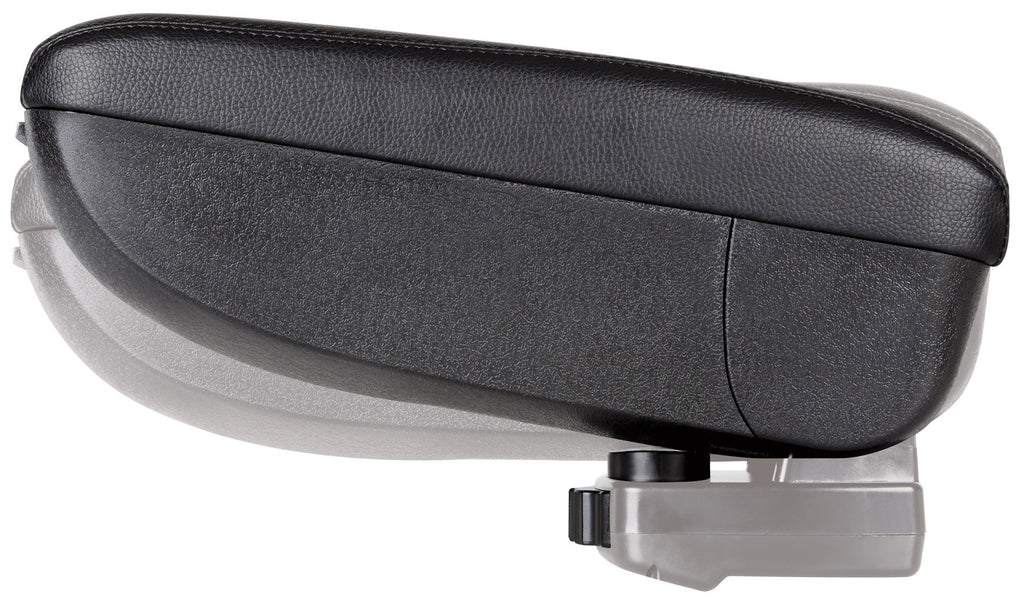 Compact, bracciolo 3 funzioni con doppio sistema di fissaggio - Nero