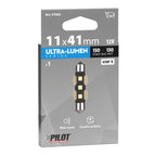 12V Ultra-Lumen Series - 11,3x41 mm - SV8,5-8 - 1 pz - Scatola - Bianco - Doppia polarità