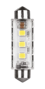 12/24V Pro-User Series - 12,5x41 mm - SV8,5-8 - 1 pz - Scatola - Bianco - Doppia polarità - Resistenza incorporata