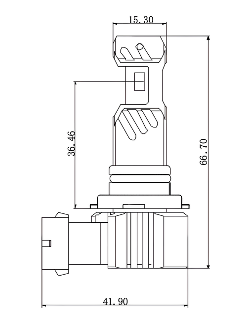 12/24V Halo Led Uranus Series, kit conversione a Led - (HB4 9006) - 20W - P22d - 1 pz - Scatola