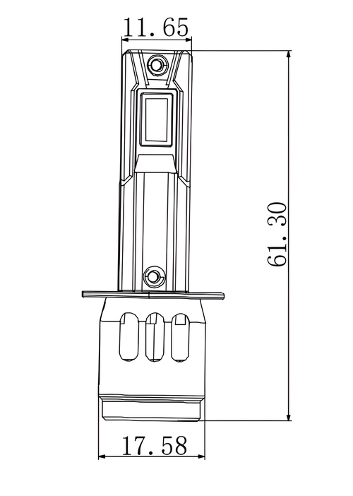 12/24V Halo Led Neptune Series, kit conversione a Led - (H1) - 35W - P14,5s - 1 pz - Scatola