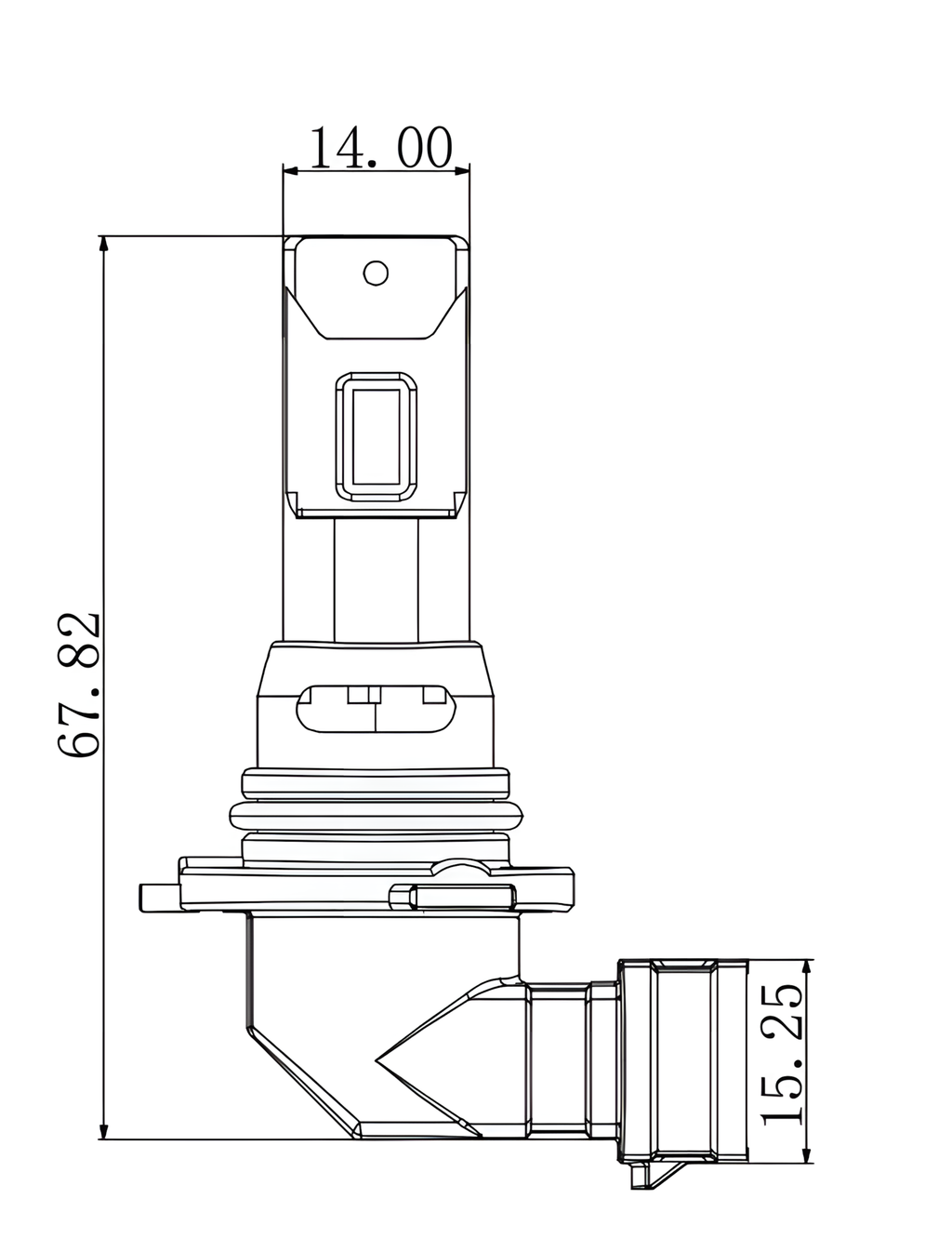 12/24V Halo Led Neptune Series, kit conversione a Led - (H10/HB3/HIR1) - 38W - P20d - 1 pz - Scatola