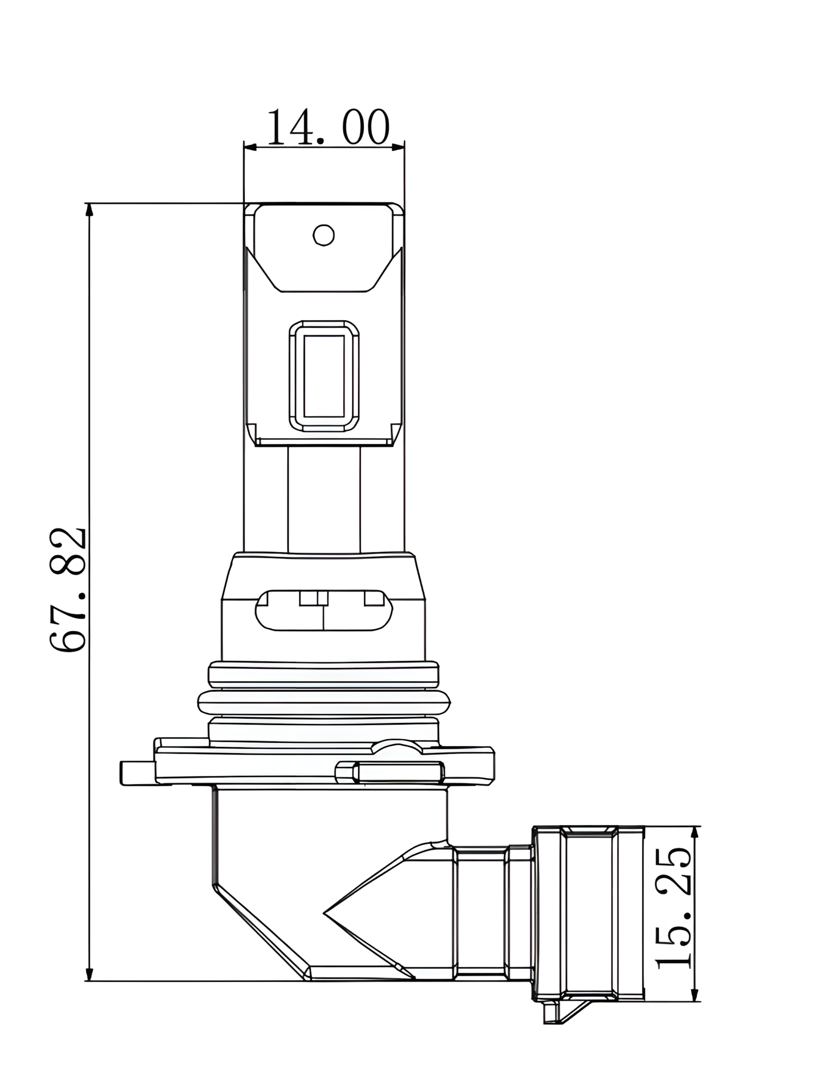 12/24V Halo Led Neptune Series, kit conversione a Led - (H10/HB3/HIR1) - 38W - P20d - 1 pz - Scatola