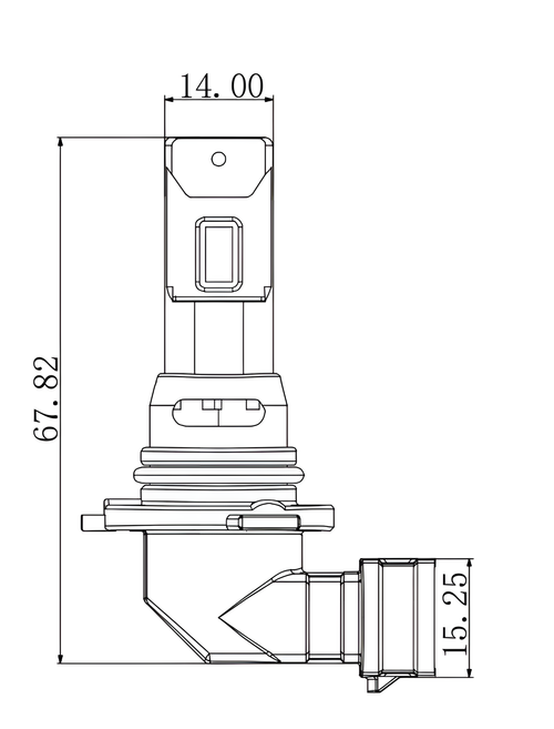 12/24V Halo Led Neptune Series, kit conversione a Led - (H10/HB3/HIR1) - 38W - P20d - 1 pz - Scatola