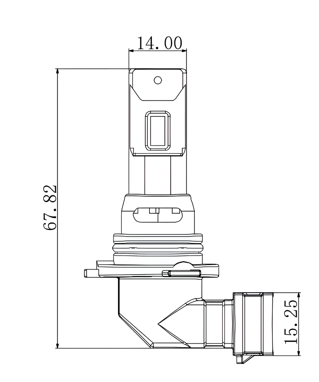 12/24V Halo Led Neptune Series, kit conversione a Led - (HB4 9006) - 38W - P22d - 1 pz - Scatola