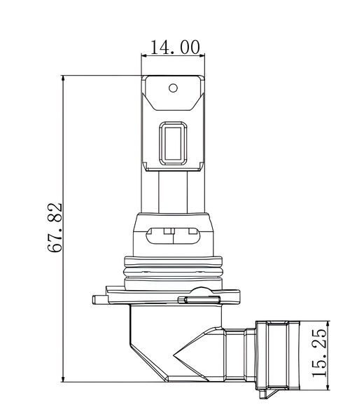 12/24V Halo Led Neptune Series, kit conversione a Led - (HB4 9006) - 38W - P22d - 1 pz - Scatola
