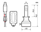 12/24V Halo Led Jupiter Series Quick-Fit - (H1) - 55W - P14,5s - 1 pz - Scatola