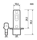 12V Halo Led Venus Series Quick-Fit - (H3) - 10W - PK22s - 1 pz - Scatola