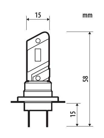 24V Halo Led Alien-X Series Quick-Fit - (H7) - 15W - PX26d - 1 pz - Scatola