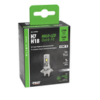 12V Halo Led Alien Series Quick-Fit - (H7-H18) - 25W - PX26d / PY26d-1 - 1 pz - Scatola