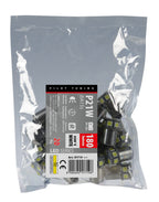 24V Led series - 10 SMD x 1 chip - (P21W) - BA15s - 20 pz - Busta - Bianco - Doppia polarità - Resistenza incorporata