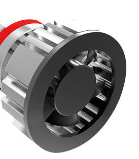 12/24V Halo Led Serie 7 Compact - (H4) - 36W - P43t - 2 pz - Scatola