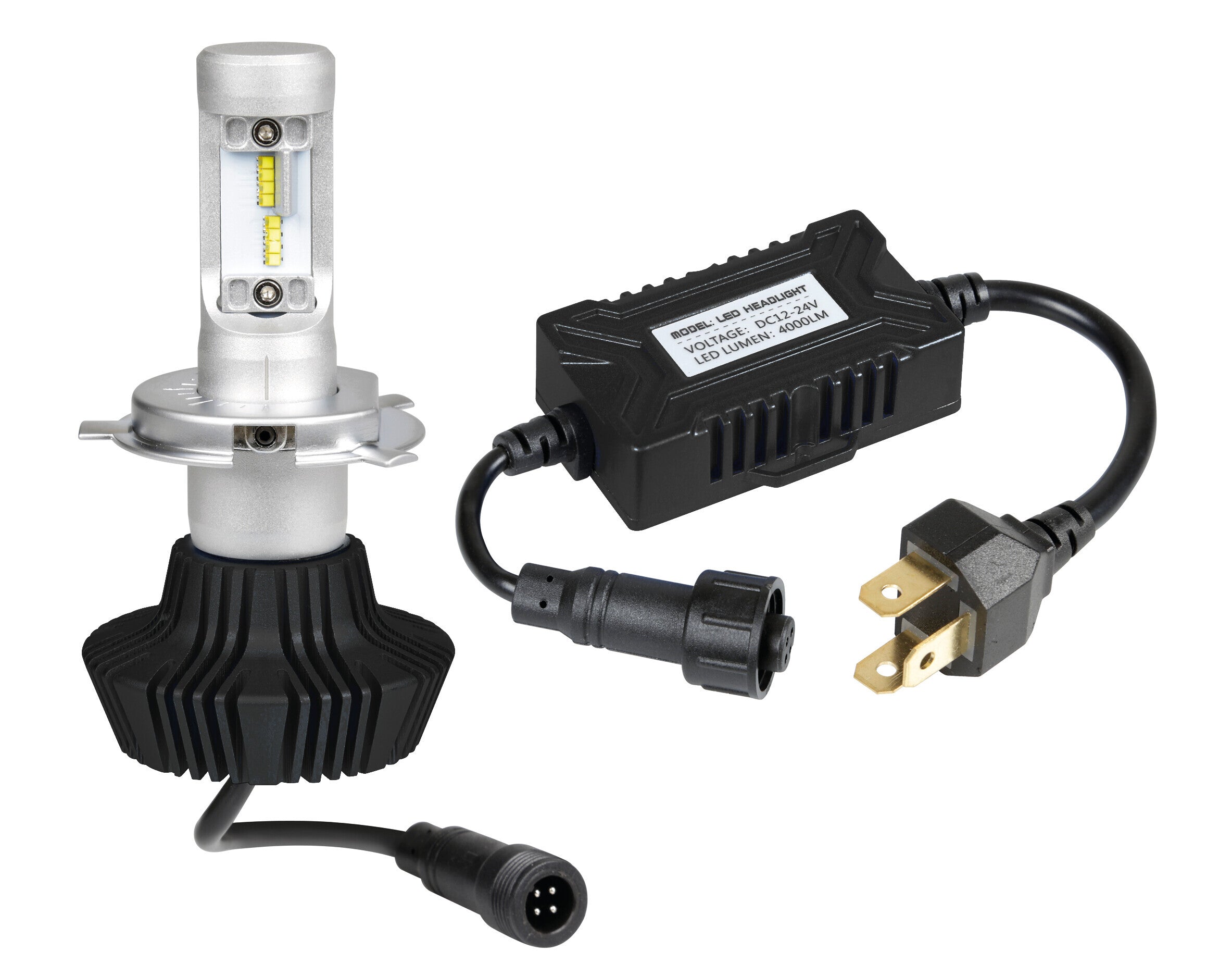 12/24V Halo Led Serie 1 - (H4) - 25W - P43t - 1 pz - D/Blister