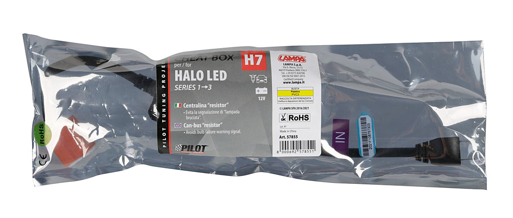 Halo Led Serie 1/3 - Cheat box 12V - H7
