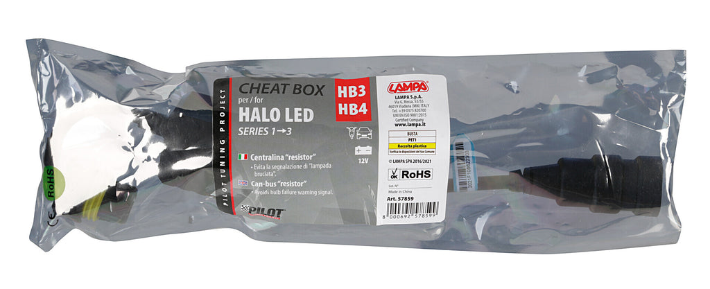 Halo Led Serie 1/3 - Cheat box 12V - HB3 - HB4