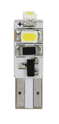 12V Hyper-Led 3 - 3 SMD x 1 chip - (T5) - W2x4,6d - 2 pz - Scatola - Bianco