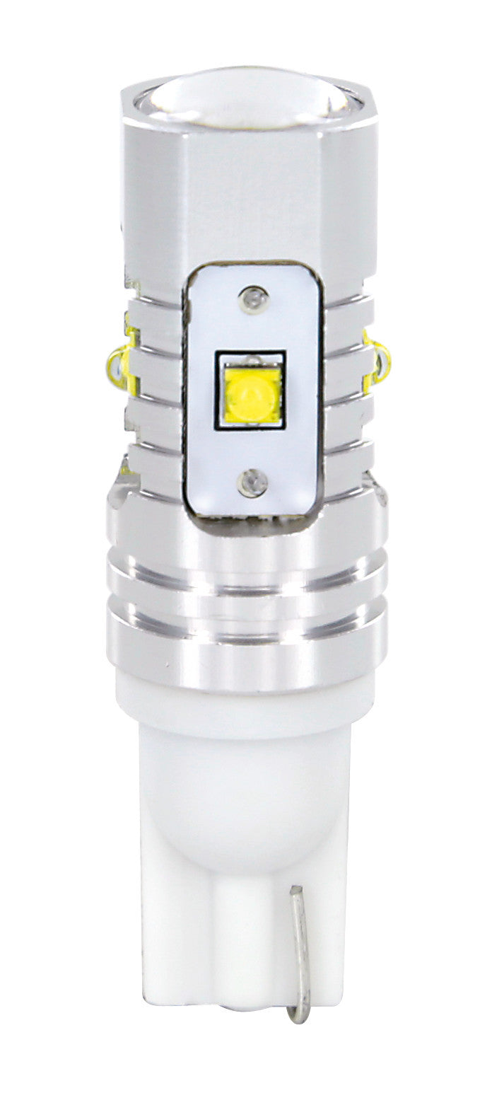 12/24V Mega-Led 45 - 5 SMD x 9 chips - (T10) - W2,1x9,5d - 2 pz - D/Blister - Bianco - Doppia polarità