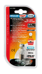 12/24V Led Series - 4 SMD x 1 chip - (P21W) - BA15s - 1 pz - D/Blister - Bianco