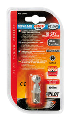 12/24V Mega-Led HP-4 - 4 SMD x 1 chip - (P21/5W) - BAY15d - 1 pz - D/Blister - Rosso