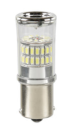 12/24V Led Series - 48 SMD x 1 chip - (P21W) - BA15s - 1 pz - D/Blister - Bianco - Doppia polarità