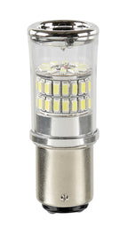 12/24V Mega-Led 48 - 48 SMD x 1 chip - (P21/5W) - BAY15d - 1 pz - D/Blister - Bianco