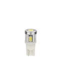 12V Mega-Led 6 - 6 SMD x 1 chip - (T10) - W2,1x9,5d - 2 pz - Scatola - Bianco - Doppia polarità - Resistenza incorporata