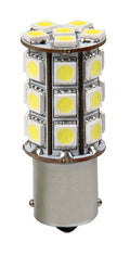 12V Led Series - 27 SMD x 3 chips - (P21W) - BA15s - 1 pz - Scatola - Bianco