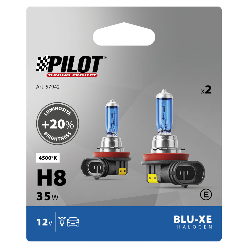 12V Lampada alogena Blu-Xe - H8 - 35W - PGJ19-1 - 2 pz - Scatola