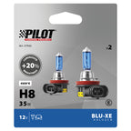 12V Lampada alogena Blu-Xe - H8 - 35W - PGJ19-1 - 2 pz - Scatola