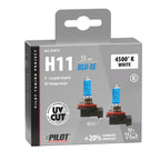 12V Lampada alogena Blu-Xe - H11 - 55W - PGJ19-2 - 2 pz - Scatola