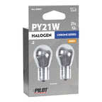 12V Lampada 1 filamento - (PY21W) - 21W - BAU15s - 2 pz - Scatola - Cromo/Arancio