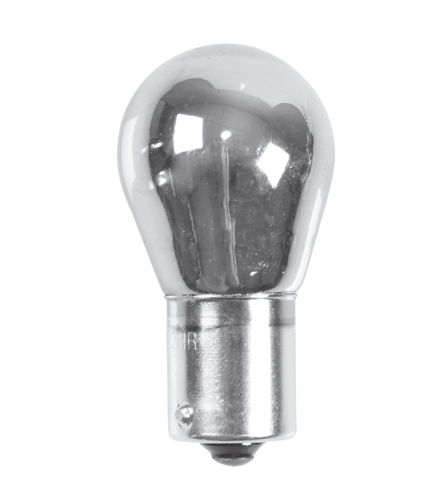12V Lampada 1 filamento - (P21W) - 21W - BA15s - 2 pz - Scatola - Cromo/Rosso