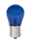 12V Blue Dyed Glass, Lampada 1 filamento - (P21W) - 21W - BA15s - 2 pz - Scatola - Blu