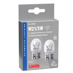 12V Lampada con zoccolo vetro - W21/5W - 21/5W - W3x16q - 2 pz - Scatola