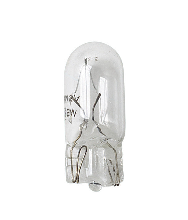 12V Lampada con zoccolo vetro - W2W - 2W - W2,1x9,5d - 2 pz - Scatola