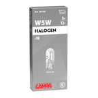 12V Lampada con zoccolo vetro - W5W - 5W - W2,1x9,5d - 10 pz - Scatola
