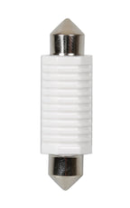 12/24V Led Series - 2 SMD x 1 chip - 12x41 mm - SV8,5-8 - 20 pz - Busta - Bianco - Doppia polarità - Resistenza incorporata